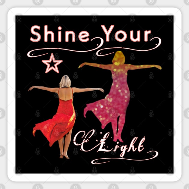 Shine Your Light Sticker by Share_1